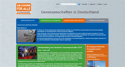 Desktop Screenshot of genossenschaften.de