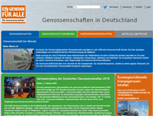 Tablet Screenshot of genossenschaften.de